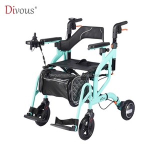 New Design Folding Adjustable Electrical Lightweight <b>Walker</b> <b>Rollator</b> Power Multifunctional Mobility - Product Image 1