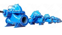 Grand Débit Double Turbine D'aspiration Volute Axiale Carter Centrifuge Pompe À Eau