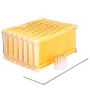 New design outflow bee frame 7 pieces plastic honey outflow frame