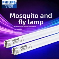 Lampe UV Philips Actinic BL TL-D 15W/10 Secura - Tube anti-insectes G13 Safe-Sleeve, conforme HACCP pour les pièges à insectes de l'industrie alimentaire