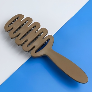 Al por mayor Peine para el cabello de cerdas de jabalí Pinecone, para volumen en las raíces, masaje del cuero cabelludo, peine de púas desenredante, cepillo para el cabello viral para mujer - Product Image 3