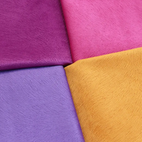 Tissu en daim microfibre non tissé 0.45-1.8mm cuir synthétique pour canapé et siège de voiture