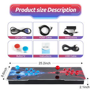 Vente en gros d'usine - Boîte Pandora - Machine de jeu d'arcade avec joystick - 26800 jeux en 1 - Jeu à deux joueurs avec manettes - Product Image 3