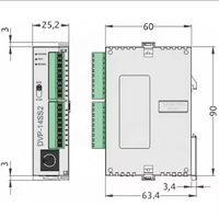 PLC Delta DVP14SS211T Precio Vendedor autorizado 100% Original Delta Plc Dvp14ss2 Dvp14ss211t Controlador lógico programable Pac