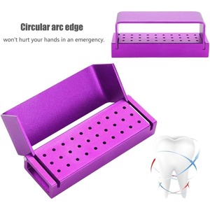 Caja de Desinfección, Estuche de Desinfección de Aluminio con 30 Orificios, Soporte para Fresas Dentales, Autoclavable, Herramienta para Dentistas - Product Image 4
