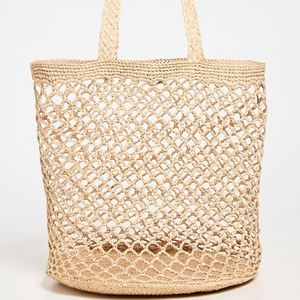 Custom Ladies Braided Handles Raffia Tote <b>Bag</b> Portable Spring Summer Autumn Travel Shoulder <b>Netting</b> Open Beach Vacation - Product Image 2