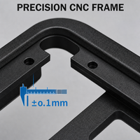 Marco de Extrusión de Aluminio 6063 OEM Personalizado, Procesamiento CNC, Pantalla de Visualización, Monitor, Panel de Control de Tableta, Exterior de Cobre ABS