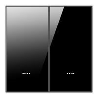 Interruptor Inteligente de Pared con Panel de Vidrio para el Hogar, Diseño Nuevo de JBLYU Factory Outlet, Interruptor LED Inalámbrico con Control Remoto por Wifi, Compatible con Tuya