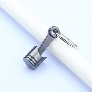 سلسلة مفاتيح أنيقة على شكل مكبس محرك السيارة مصنوعة من سبائك الزنك مع شعار بالليزر وطباعة بارزة ثلاثية الأبعاد - Product Image 4