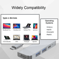 Haute qualité 4 en 1 multi ports USB C Hub Type C vers PD HDMI USB 2.0 3.0 câble convertisseur adaptateur
