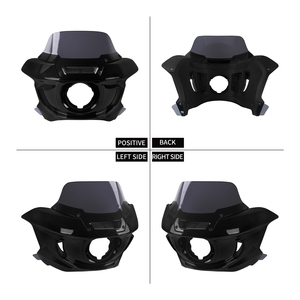 Support de fixation de phare de moto, pare-brise compatible avec Dyna Softail Low <span class=keywords><strong>Rider</strong></span> 2006-2025 - Product Image 3