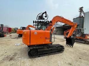 Excavadora Hitachi de alta calidad usada Hitachi ZX70 de segunda mano Mini máquina de construcción de ingeniería de baja hora de trabajo a la venta - Product Image 4
