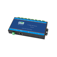 Module serveur série RS485 vers Ethernet à 8 ports, passerelle de communication Modbus RTU/TCP, Interface RS485 RJ45, montage sur rail DIN DC 9-36V