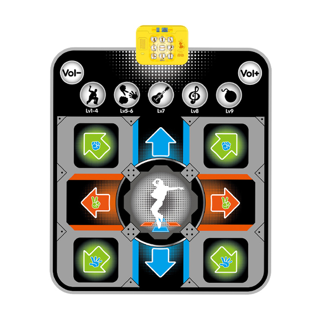 B/O Multifunctional Children's Music Dancing Mat Toy for Kids With Light Music