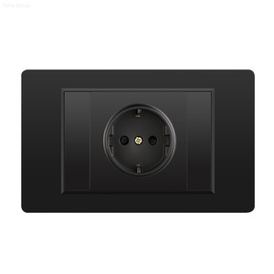 Prise murale standard européenne, double alimentation et double port de sortie USB, 20A, prise murale de type C, interrupteur lumineux - Product Image 5