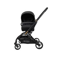 Poussette XCD de luxe 4-en-1 en alliage d'aluminium rose, style français, pliable et compacte, siège auto, 20 kg, 0-3 ans