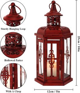 Adorno de Candelabro Navideño, Vela Electrónica LED, Linterna Portátil, Lámpara de Viento de Plástico - Product Image 6