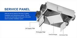 <span class=keywords><strong>E</strong></span>-VIPO Ari để trao đổi không khí cân bằng thông gió recuperative recoveri nhà ở phòng erv HRV phục hồi hệ thống thông gió - Product Image 5