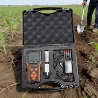Testeur de sol haute précision 8-en-1 avec écran LCD et enregistreur de données pour l'analyse de l'EC, du pH, du NPK, de l'humidité, de la température et de la salinité du sol