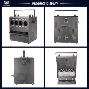 Máy tạo bong bóng khói 4 đầu 1500W điều khiển từ xa DMX đèn LED RGB - Product Image 2