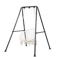 Support de hamac moderne en forme de gourde avec pieds antidérapants, mobilier d'extérieur, balançoire métallique pour tout-petits, pour chambre et salon