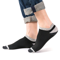 US Online Store Chaussettes d'invisibilité Offre Spéciale Chaussettes en coton de haute qualité pour hommes Chaussettes de couleur épissées à la mode