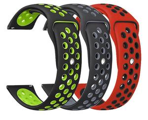 Correa de Silicona Suave de 20mm 22mm para Samsung Galaxy Watch 7 6 <span class=keywords><strong>5</strong></span> Sport, Banda Transpirable para <span class=keywords><strong>Amazfit</strong></span> T-Rex3 Pro 48mm 44mm Helio - Product Image 4