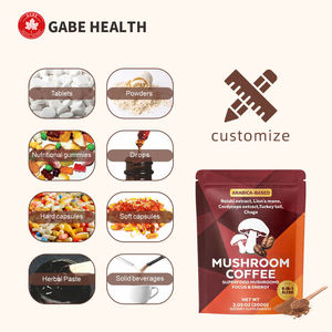 Complément Alimentaire Café aux Champignons Végétalien Sans Sucre Soutien Immunitaire, Cognitif et Énergétique pour la Santé Quotidienne des Adultes Marque Privée - Product Image 6