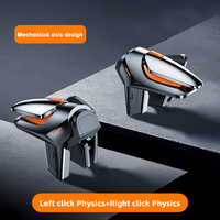 DY01 NUEVO ESTILO Controlador de Juego Compatible con Call of Duty CF IOS, Joystick con Doble Vibración, Freno de Mano, Gatillo con Cable e Inalámbrico