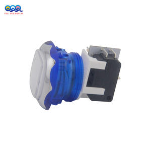 Boutons poussoirs bleus carrés Fullred 39.3mm Bouton d'arcade Boutons de jeu d'arcade pour jeux d'arcade - Product Image 1