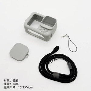 Nhà Máy Giá Silicone Bìa Chống-Thả Bìa Thể Thao Máy Ảnh Bảo Vệ Khung Lens Bìa Phụ Kiện Cho <span class=keywords><strong>GoPro</strong></span> 13/12/11/10/9 - Product Image 5