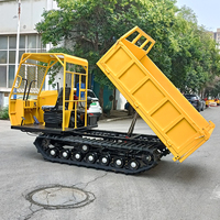 CE-Zertifizierter 3T Hydraulischer Raupentransporter Diesel Mini-Dumper für Berg-, Obstgarten- und Waldtransport