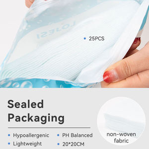 Khăn mặt dùng một lần lojesi, khăn tắm ngâm và tạo bọt tích hợp, Khăn tẩy trang mặt thấm nước và dày - Product Image 5