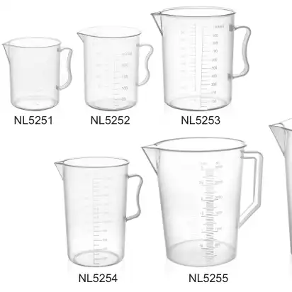 nl525 chemical plastic measuring cup