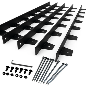 Kit <span class=keywords><strong>de</strong></span> <span class=keywords><strong>Bordure</strong></span> <span class=keywords><strong>de</strong></span> <span class=keywords><strong>Jardin</strong></span> <span class=keywords><strong>en</strong></span> <span class=keywords><strong>Acier</strong></span> <span class=keywords><strong>Inoxydable</strong></span> Personnalisable avec Clous d'Installation Inclus – Kit <span class=keywords><strong>de</strong></span> <span class=keywords><strong>Bordure</strong></span> Paysagère Sans Creuser - Product Image 1