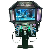 Enfants et adultes Play Zone 2 joueurs tir pistolet vidéo Arcade Simulation pièce jeton jeu Machine Opearion fantôme à vendre