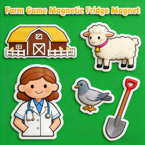 Gioco della Fattoria per Bambini, Magneti Adesivi per Frigorifero, Giocattolo Educativo per Bambini dai 3 ai 6 Anni per lo Sviluppo della Prima Infanzia - Product Image 2