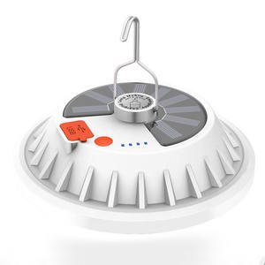 Lampe UFO solaire 3,7 V avec batterie intégrée, éclairage mobile pour marché nocturne, éclairage d'urgence en cas de panne de courant - Product Image 1