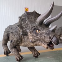 Robot dinosaure Triceratops RC de Zigong, modèle de simulation réaliste, léger, tailles personnalisées, pour intérieur/extérieur, centre commercial