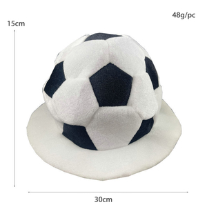 Eventos deportivos, sombrero de copa de fútbol personalizado, gorra de jersey con forma de fútbol de Carnaval para Bar, Club, fiesta, ventilador, accesorio de animación - Product Image 2