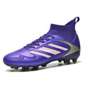Nuevas Zapatillas de Fútbol para Hombre y Mujer, Resistentes al Desgaste, Antideslizantes, de Caña Alta, con Tacos AG, para Césped, Juveniles, Transfronterizas - Product Image 3