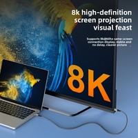 Cable USB4.0 C-C de Función Completa, Compatible con Transferencia de Datos de 40 Gbps, Pantalla 8K y Carga Rápida PD, Compatible con Computadoras Portátiles y Teléfonos Inteligentes