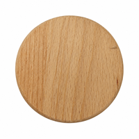 Sous-verres ronds personnalisés en bois de hêtre de 10 cm, vierges pour gravure laser, pour cafés, cadeaux de mariage et décoration intérieure, destinés aux détaillants