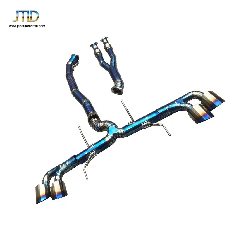 JTLD titanio ad alte prestazioni Valvetronic sistema di scarico anteriore Y-Pipe Catback per Nissan GTR R35