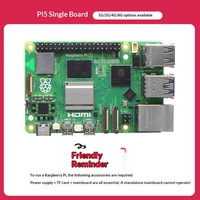 Placa de Desarrollo Raspberry Pi 5 Generación 5B/4B, Placa Base de 8GB con USB, Ethernet, PoE, GPIO para Programación en Python, Kit de IA