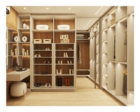Armoire de chambre moderne de luxe, haute, avec rangement et penderie