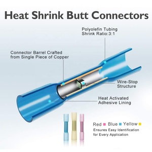 Waterproof Wire Connector Marine Automotive Electrical <strong>Terminals</strong> CrimpHeat Shrink Butt <strong>Connectors</strong> <strong>Terminals</strong> - Product Image 4