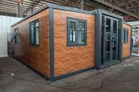 Casa Contenedor de Diseño Moderno Impermeable, Casas Modulares Prefabricadas Móviles para Exteriores