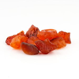 Piedra Preciosa Natural de Cornalina en Bruto, Ágata Natural de 10-15 mm para Joyería, 10 Piezas, Piedras Curativas Irregulares de Color Naranja - Product Image 4