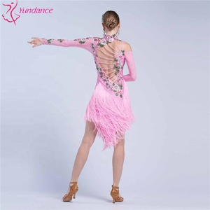 L-1759 Modisches Damen-Tanzkleid für Bühnenauftritte Professionelle Tanzbekleidung Cha-Cha Jazz Fransen Latein-Tanzkleid Günstig im Angebot - Product Image 5